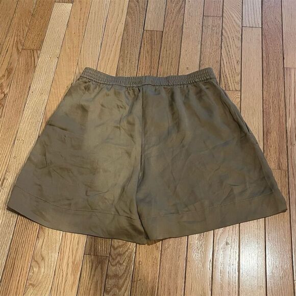 H&M Women's Mid-Rise brown Chino Shorts Size S Casual Summer - Picture 6 of 7